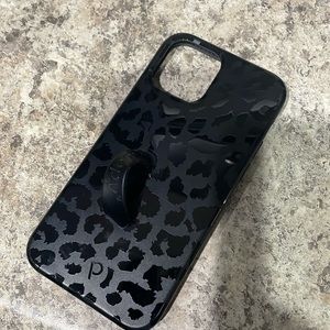 Black Cheetah Loopy Case iPhone 12 Pro